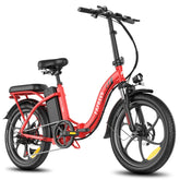 Electric Bike FAFREES F20+ - Motor 250W Battery 36V20Ah 20 Inch wheels Wheels Mechanical Disc Brake - Red